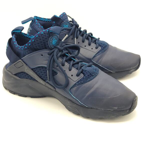 Nike Air Huarache Run Ultra SE Obsidian 875841-400 blue men's size 12 - Picture 3 of 7